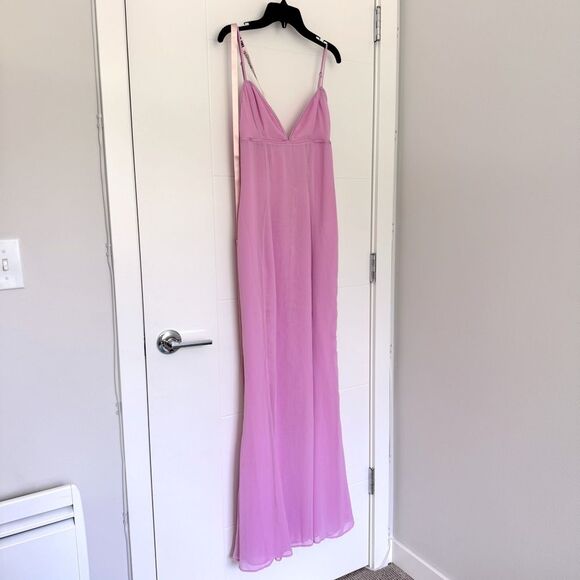 House of CB Mermaid Maxi Dress M Plus Cup - Pink - Picture 4 of 10